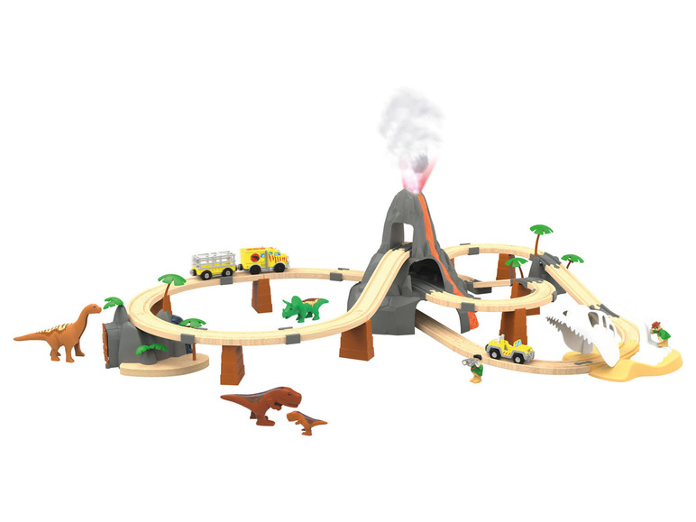 PLAYTIVE® Zestaw do zabawy park dinozaurów z drewniany… Playtive , cena 149 ...