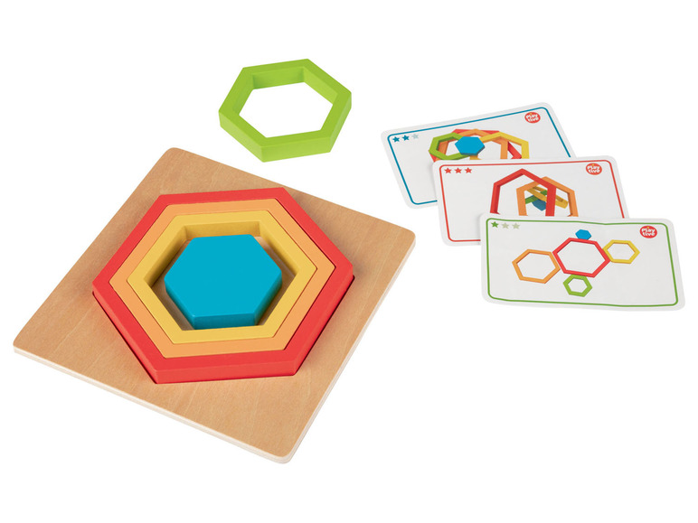PLAYTIVE® Drewniane puzzle Montessori, 9 elementów, 1 komplet Playtive , cena ...