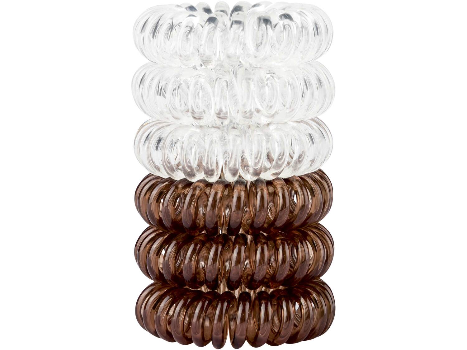 Spiralne gumki do włosów Esmara, cena 5,99 PLN 
6 zestawów do wyboru 
- delikatne ...