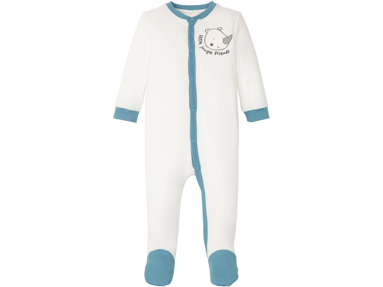 Pajacyk niemowlęcy z bawełny Lupilu, cena 14,99 PLN 
- rozmiary: 50-92
- 100% ...