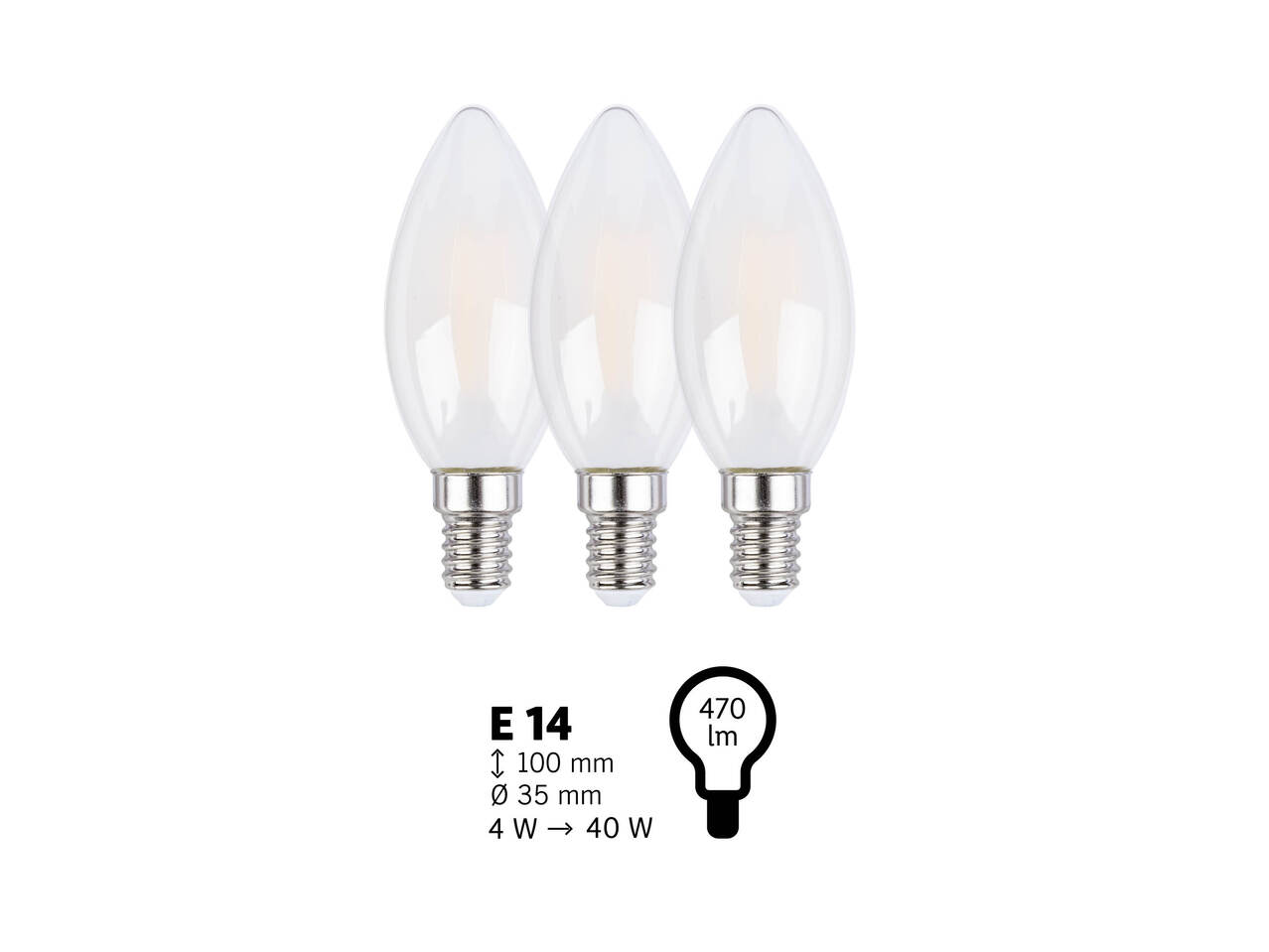 OSRAM® Żarówki filamentowe LED, 3 szt. , cena 29,99 PLN 
OSRAM® Żarówki ...