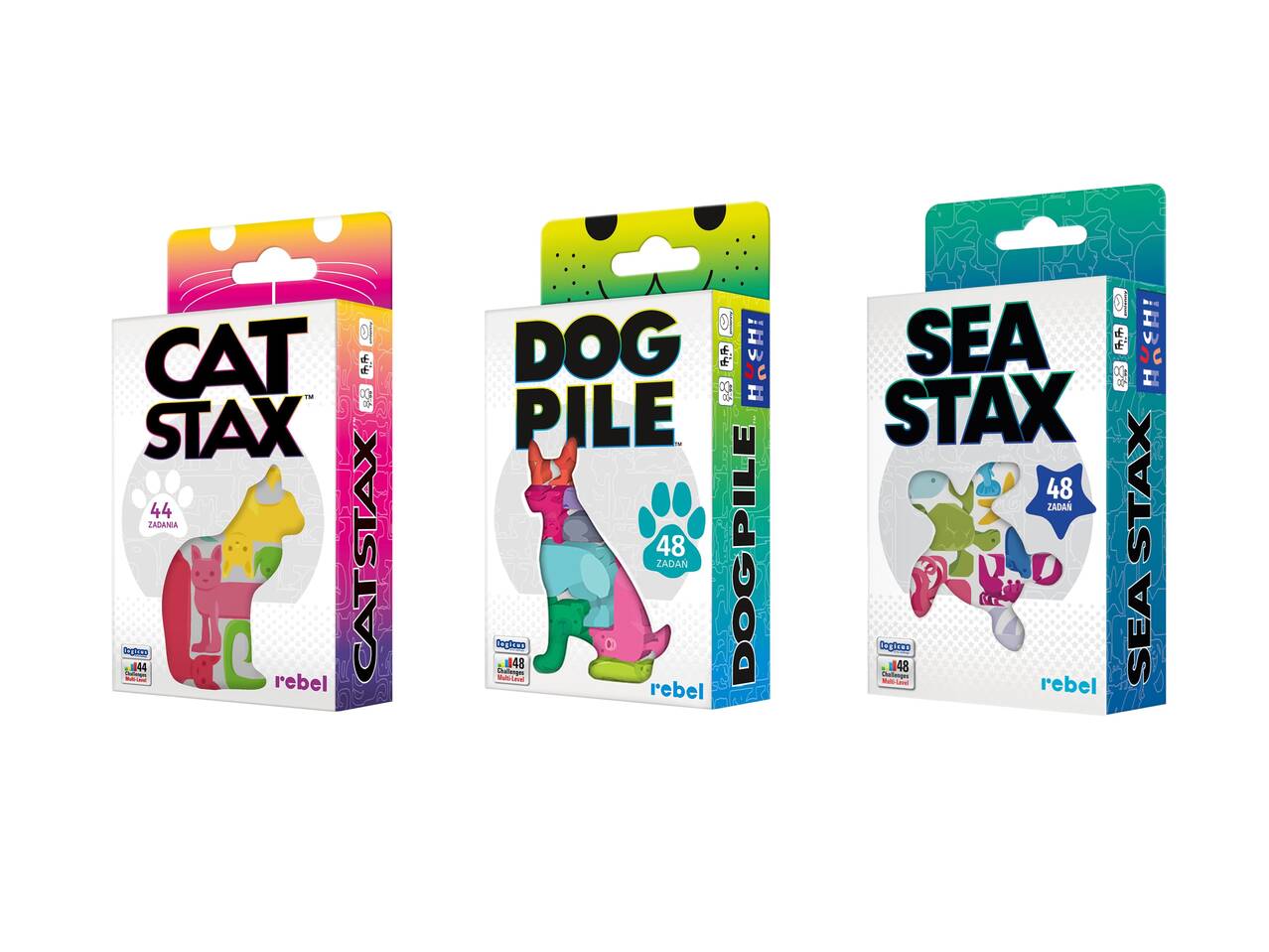Gra Cat Stax, Dog Pile lub Sea Stax , cena 39,99 PLN 
Gra Cat Stax, Dog Pile lub ...