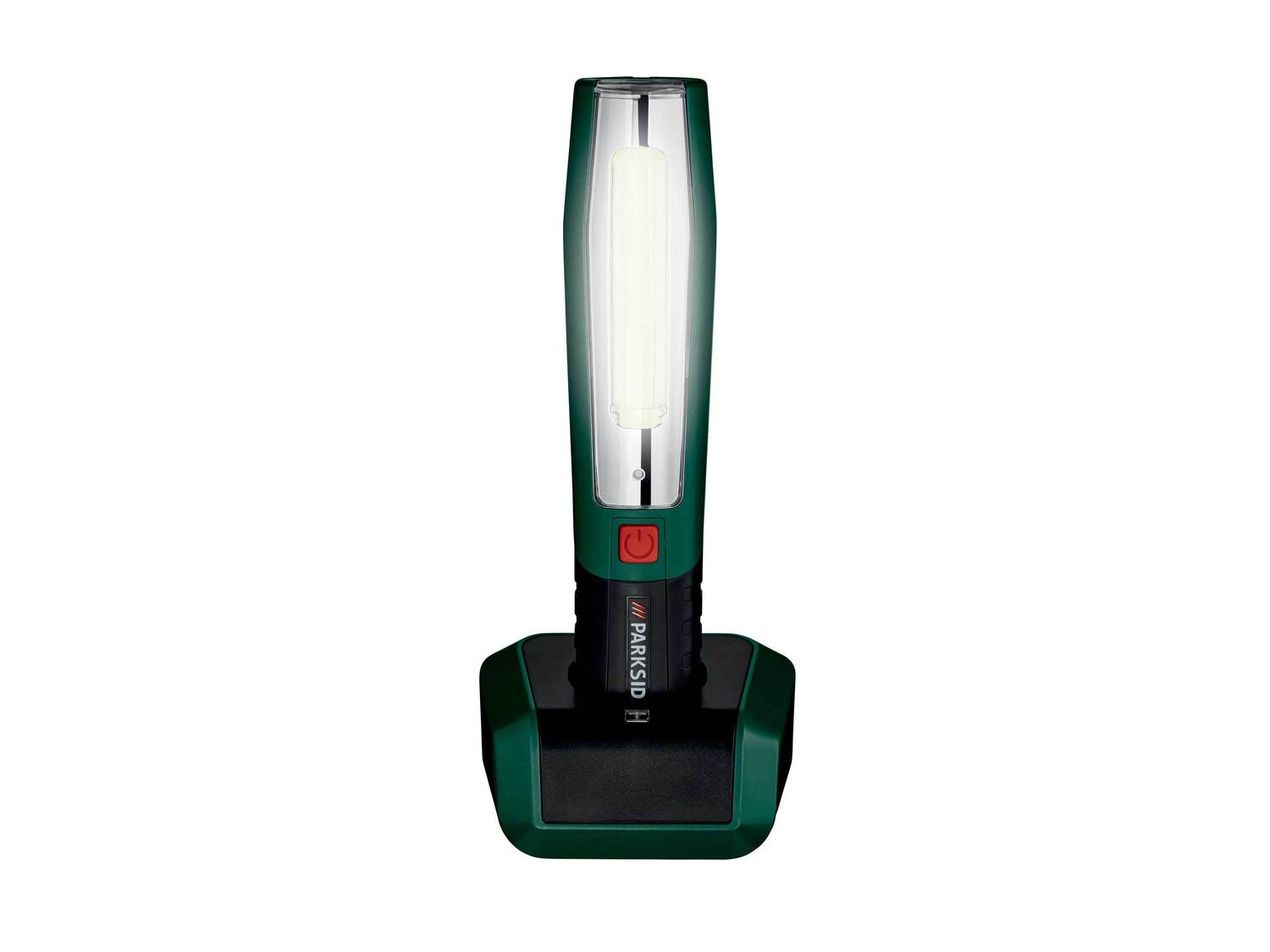 Akumulatorowa lampa LED Parkside, cena 79,90 PLN 
- mocny akumulator litowo-jonowy ...