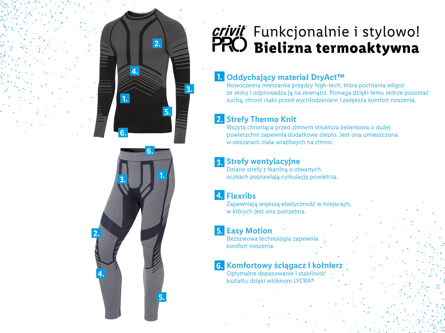 Termoaktywne legginsy narciarskie Oeko Tex, cena 35,00 PLN 
męskie 
- optymalne ...