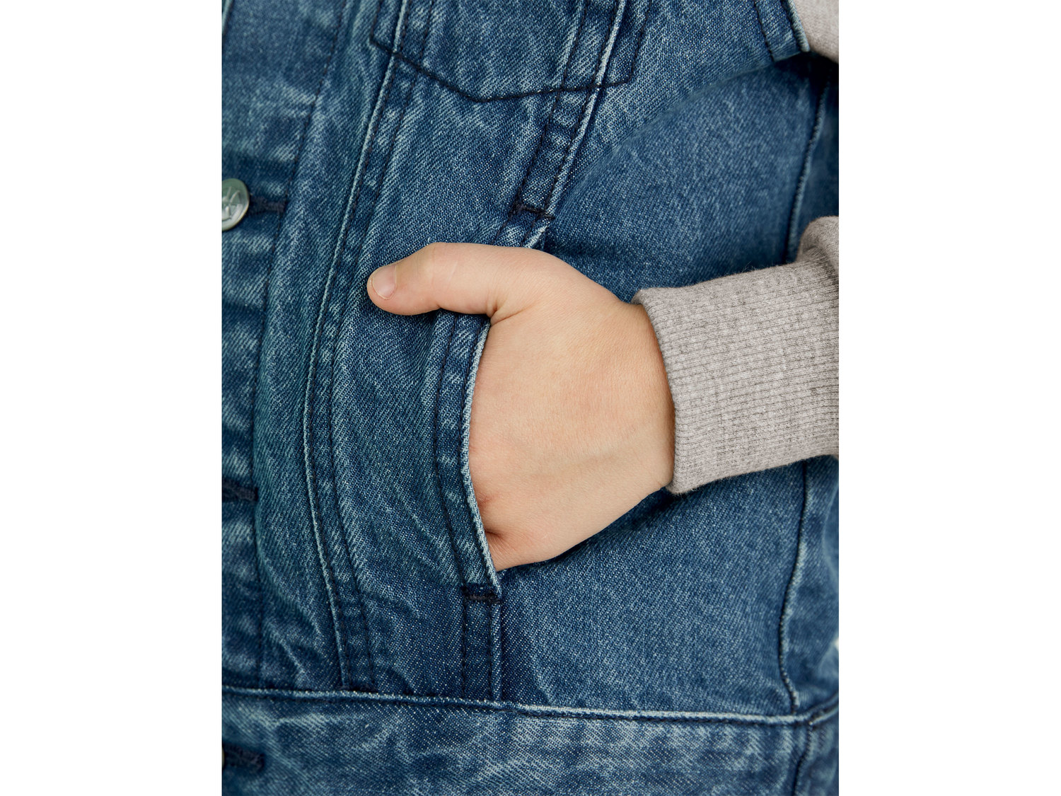 Kurtka jeansowa Lupilu, cena 34,99 PLN 
- rozmiary: 92-116
- Hohenstein bezpieczne ...
