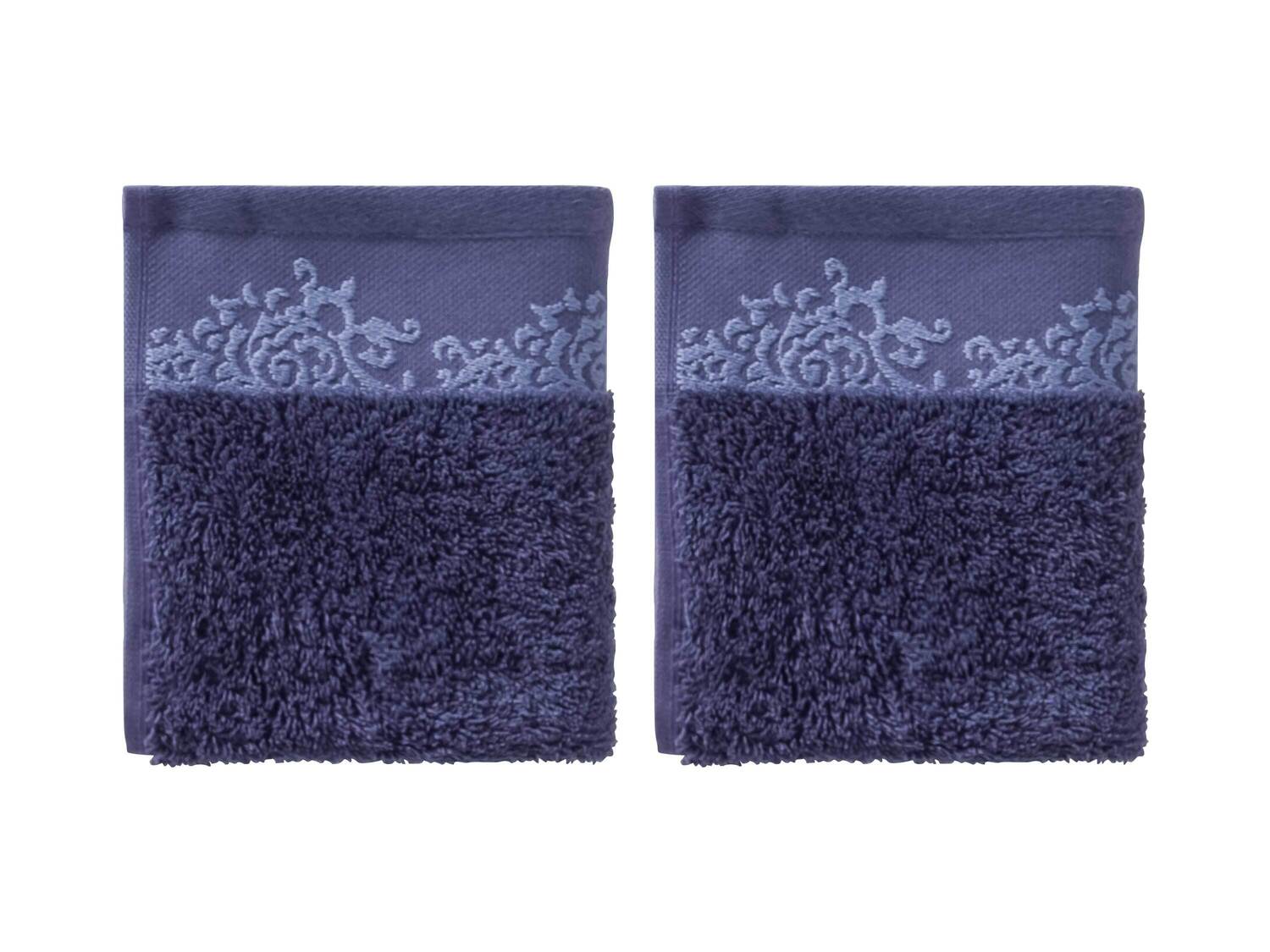 Ręczniki 30 x 50 cm, 2 szt. 500 g/m² Miomare, cena 11,99 PLN 
5 kolorów 
- ...