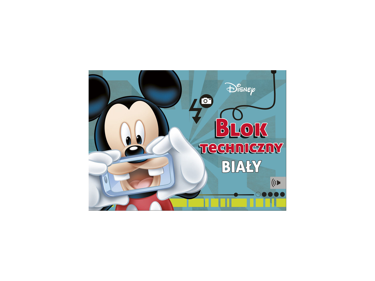 Blok A4 Disney techniczny, 10 kartek , cena 1,49 PLN  
-  kolorowanka na pierwszej stronie